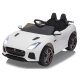 Ride-on Jaguar F-Type SVR bianco 12V