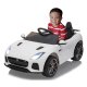 Ride-on Jaguar F-Type SVR white 12V