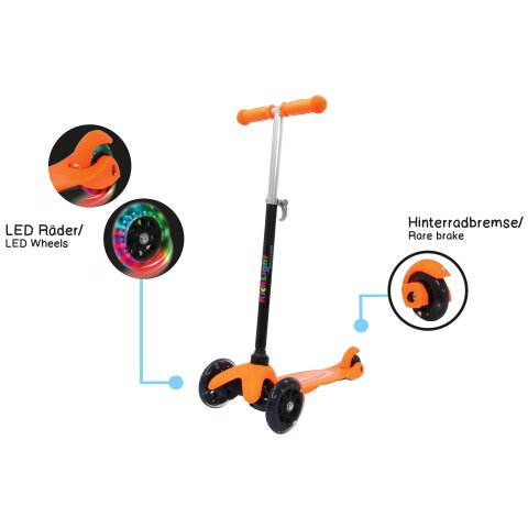 KickLight Scooter orange