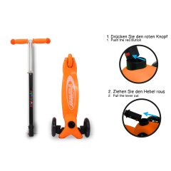 KickLight Scooter naranja