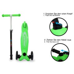 KickLight Scooter green