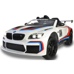 Ride-on BMW M6 GT3 bianco