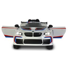 Ride-on BMW M6 GT3 blanco