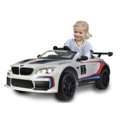 Ride-on BMW M6 GT3 blanco