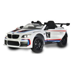 Ride-on BMW M6 GT3 blanc