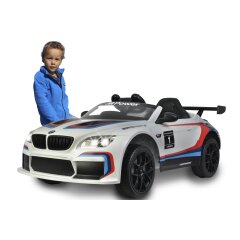 Ride-on BMW M6 GT3 weiß 12V