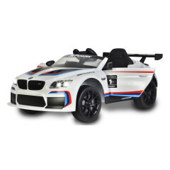 Ride-on BMW M6 GT3 wei&szlig; 12V