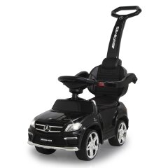 Push-Car Mercedes-Benz AMG GL 63 nero 2in1 con barra di spinta
