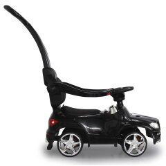 Push-Car Mercedes-Benz AMG GL 63 nero 2in1 con barra di spinta