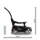 Rutscher Mercedes-AMG GL 63 schwarz 2in1 mit Schubstange
