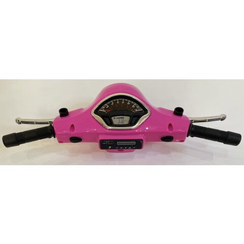 Guidon Ride-on Vespa pink complet