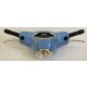 Guidon Ride-on Vespa bleu complet