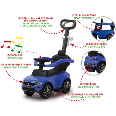 Cavalcabile VW T-Roc blu 3in1