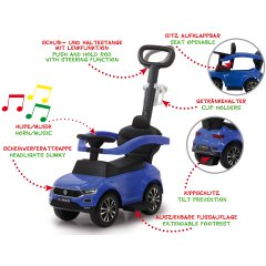 Cavalcabile VW T-Roc blu 3in1