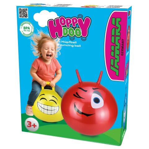 Bouncing Ball Eye HoppyDoo red 550 mm with pump