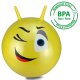 Pelota saltarín Eye HoppyDoo amarillo 550mm con bomba