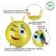 Pelota saltarín Eye HoppyDoo amarillo 550mm con bomba
