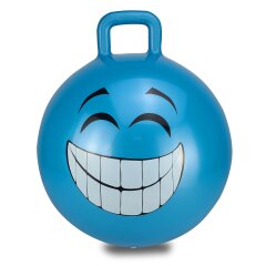 Balle rebondissante Smile bleu 450mm