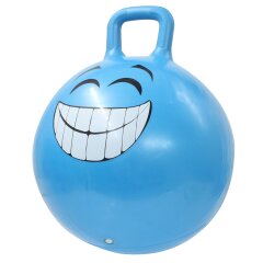 Balle rebondissante Smile bleu 450mm