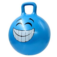 Pelota saltarín Smile HoppyDoo azul 450mm con bomba
