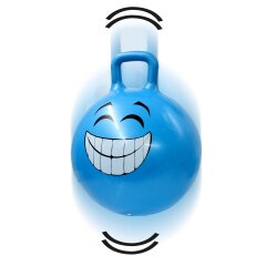 Pelota saltarín Smile HoppyDoo azul 450mm con bomba