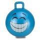 Balle rebondissante Smile bleu 450mm