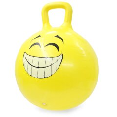 Balle rebondissante Smile jaune 450mm