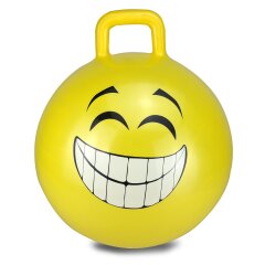 Bouncing Ball Smile HoppyDoo yellow 450mm with pump