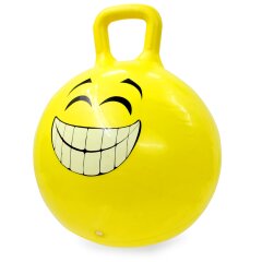 Bouncing Ball Smile HoppyDoo yellow 450mm with pump