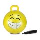 Balle rebondissante Smile jaune 450mm