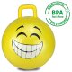 Balle rebondissante Smile jaune 450mm