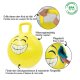 Palla per saltare Smile giallo 450mm