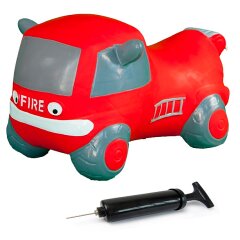 Bouncing Car  Fire Truck HoppyDoo with pump