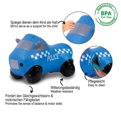 Bouncing Car  Police Truck HoppyDoo with pump
