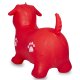 Animal rebondissante Chien rouge avec pompe