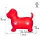 Animal saltarín Perro HoppyDoo rojo con bomba