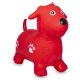 Animal saltarín Perro HoppyDoo rojo con bomba