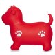 Animal saltarín Perro HoppyDoo rojo con bomba