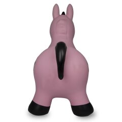 Animal rebondissante Licorne rose vif avec pompe