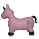 Animal rebondissante Licorne rose vif avec pompe