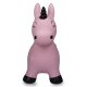 Animal rebondissante Licorne rose vif avec pompe