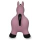 Animal rebondissante Licorne rose vif avec pompe