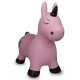 Animal rebondissante Licorne rose vif avec pompe