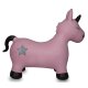 Animal rebondissante Licorne rose vif avec pompe