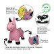 Bouncing Animal  Unicorn pink with pump