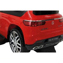 Correpasillo Mercedes-Benz AMG GLE 63 rojo 3en1