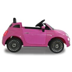 Ride-on Fiat 500 fucsia 12V