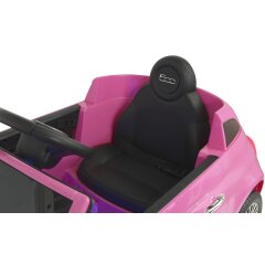 Ride-on Fiat 500 fucsia 12V