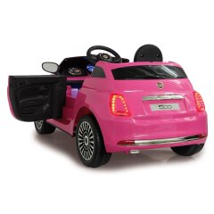 Ride-on Fiat 500 fucsia 12V