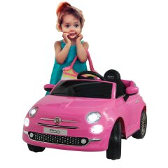 Ride-on Fiat 500 pink 12V